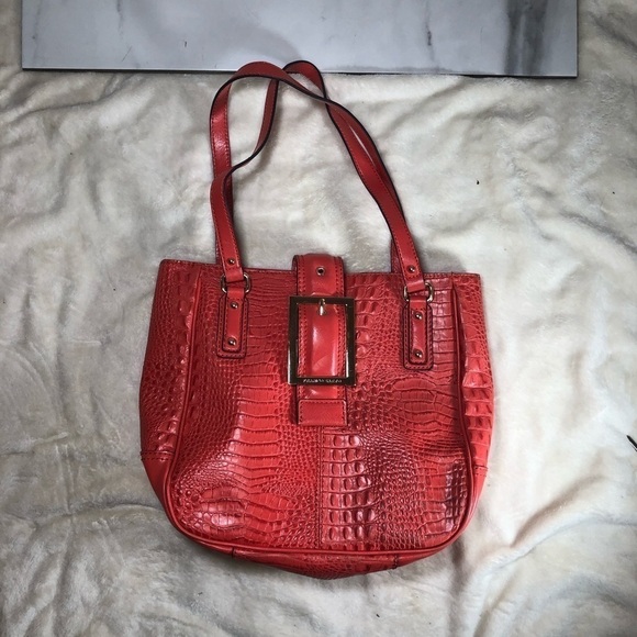 Franco Sarto Salmon Crocodile Shoulderbag O/S - Picture 2 of 7
